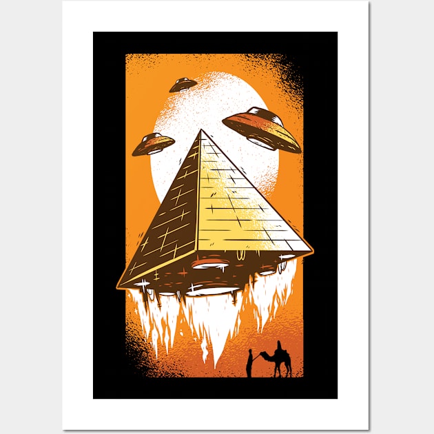 Fontaine Exclusives UFO Pyramids! #160 Wall Art by Fontaine Exclusives